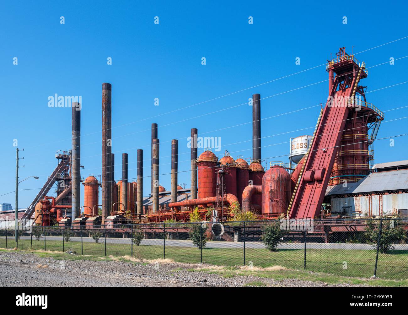Sloss Furnaces National Historic Landmark, Birmingham, Alabama, USA Stockfoto