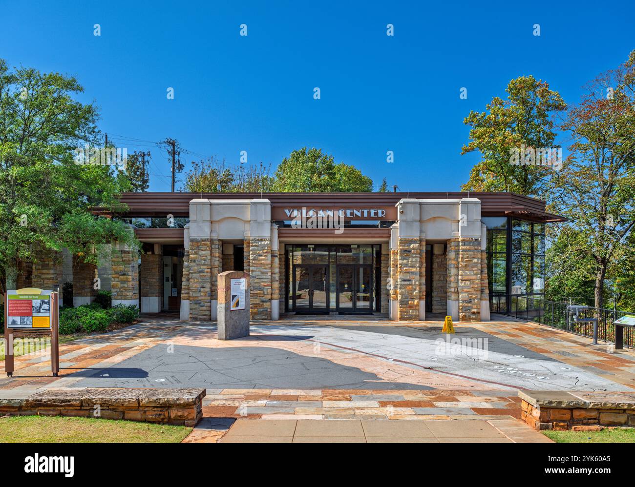 Besucherzentrum, Vulcan Park and Museum, Birmingham, Alabama, USA Stockfoto