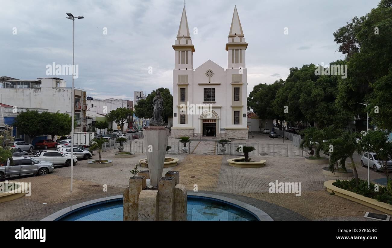 Juazeiro, bahia, brasilien - 14. november 2024: Blick auf das Heiligtum der Kathedrale unserer Lieben Frau von den Grotten in der Stadt Juazeiro. Stockfoto