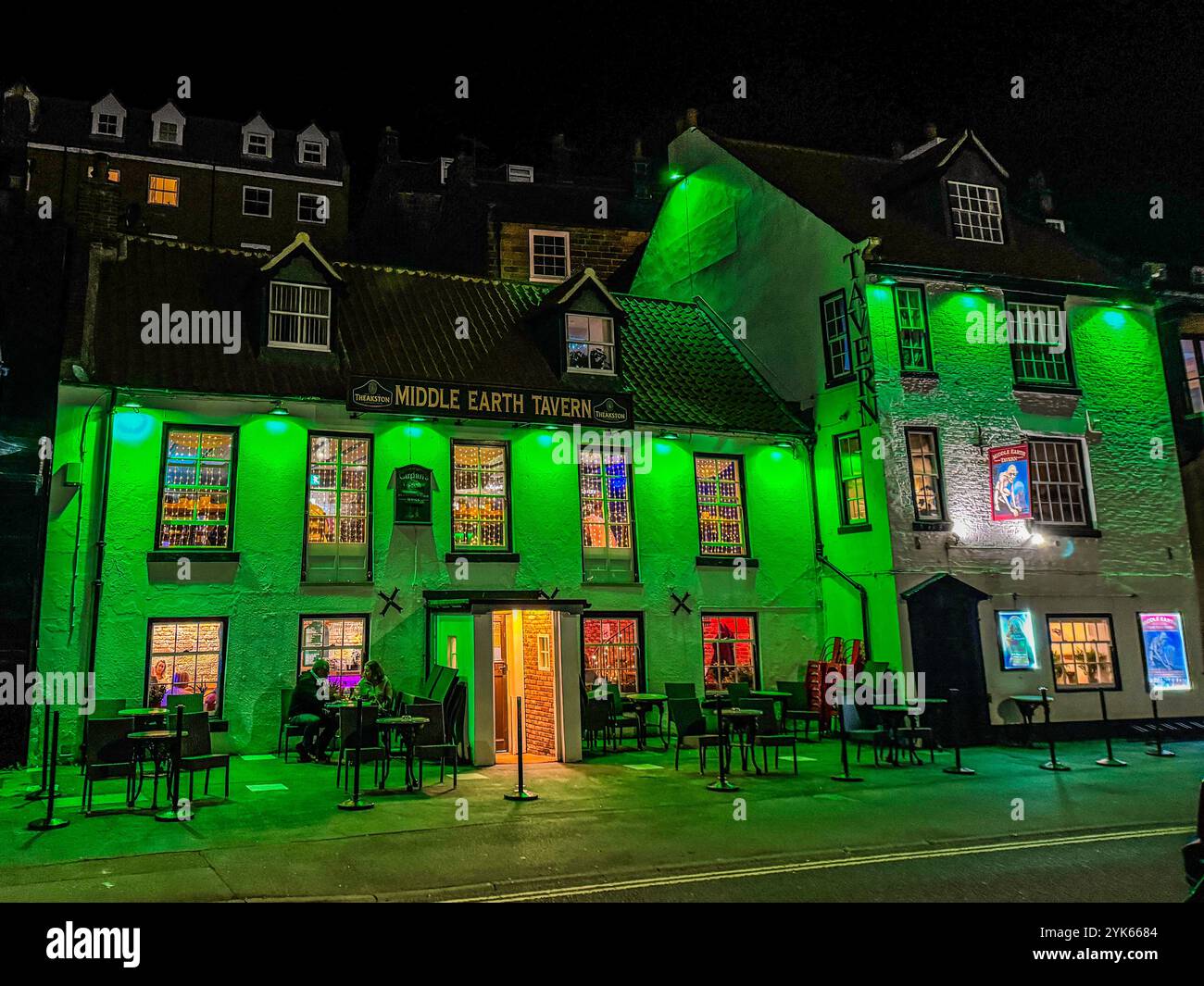 Middle Earth Tavern auf der Church Street in Whitby North Yorkshire Stockfoto