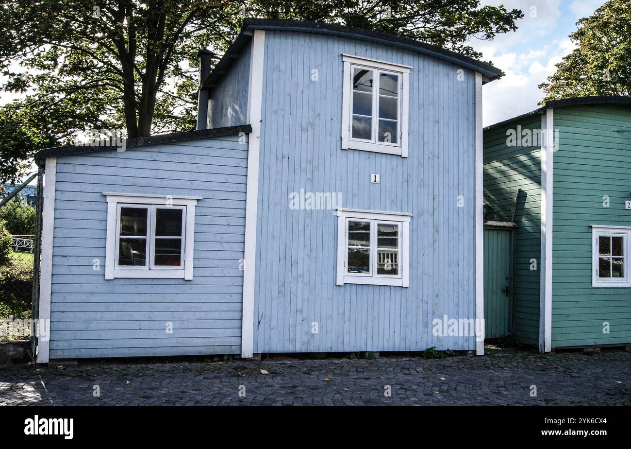 Fischerhütten, Malmö, Schweden Stockfoto