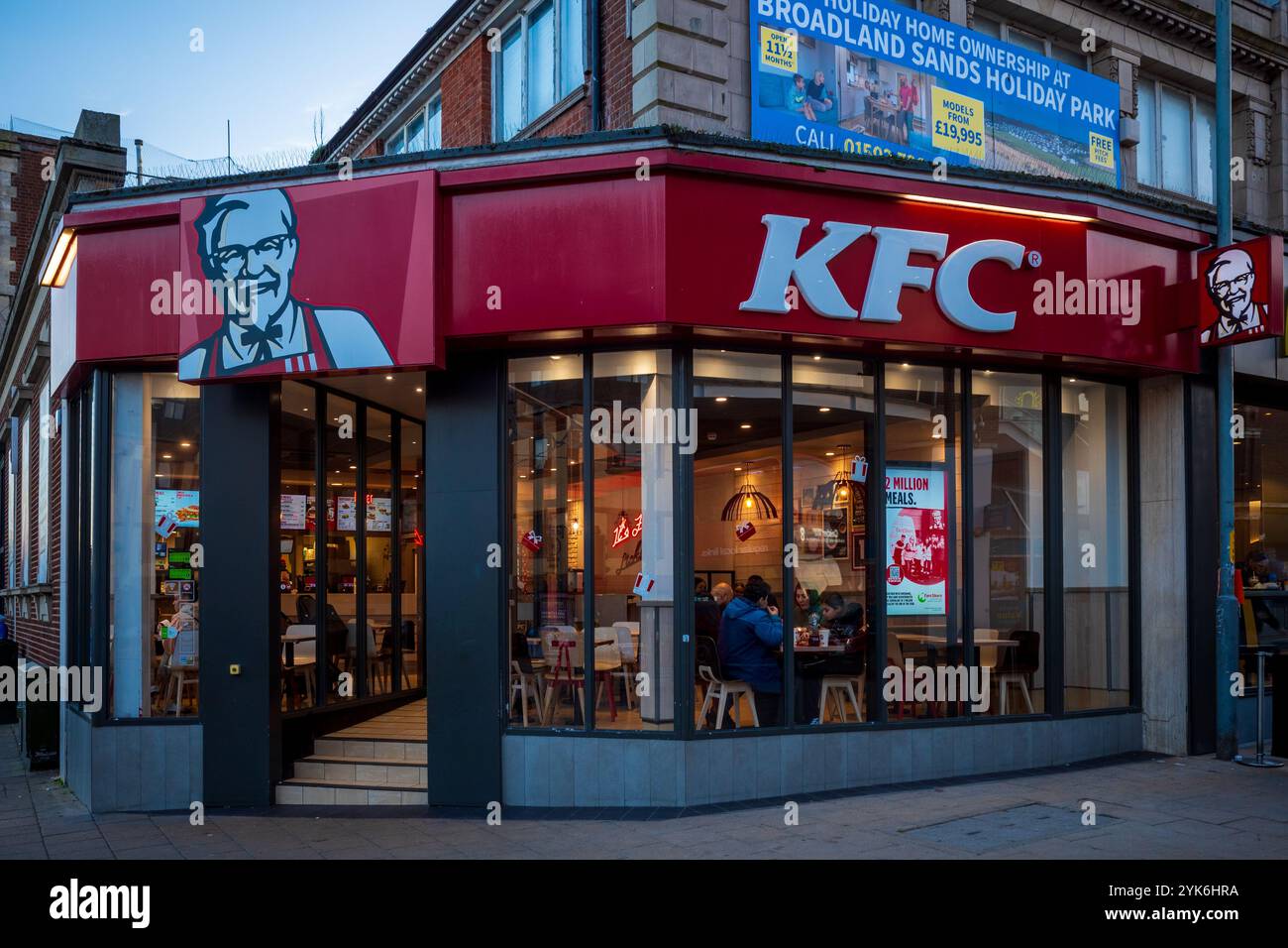 KFC Restaurant Great Yarmouth Norfolk UK Stockfoto