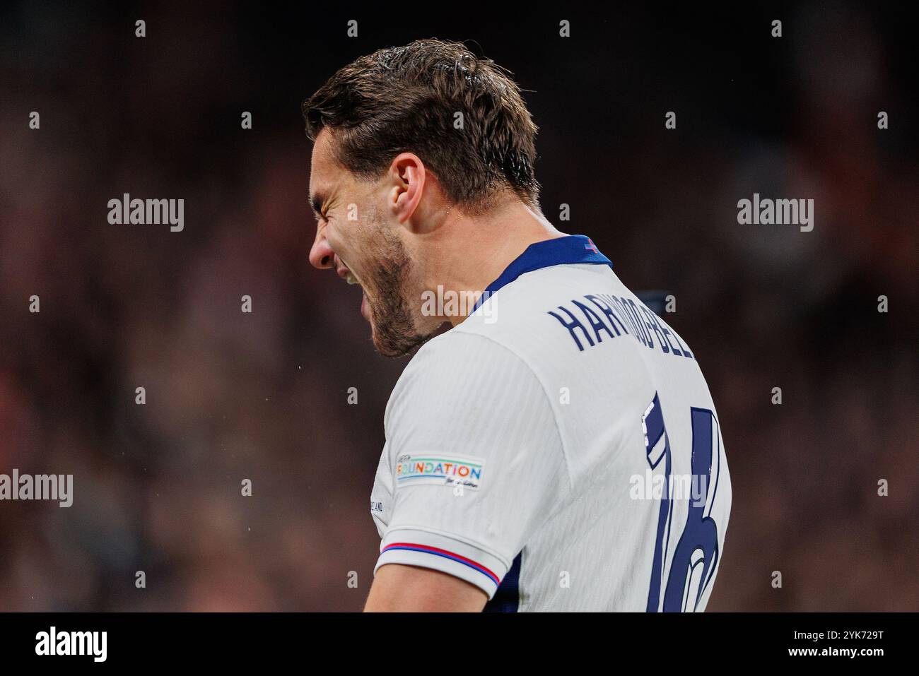 London, Großbritannien. November 2024. Während des Gruppenspiels der UEFA Nations League in England gegen Irland am 17. November 2024 im Wembley Stadium in London, England, Großbritannien Credit: Every Second Media/Alamy Live News Stockfoto