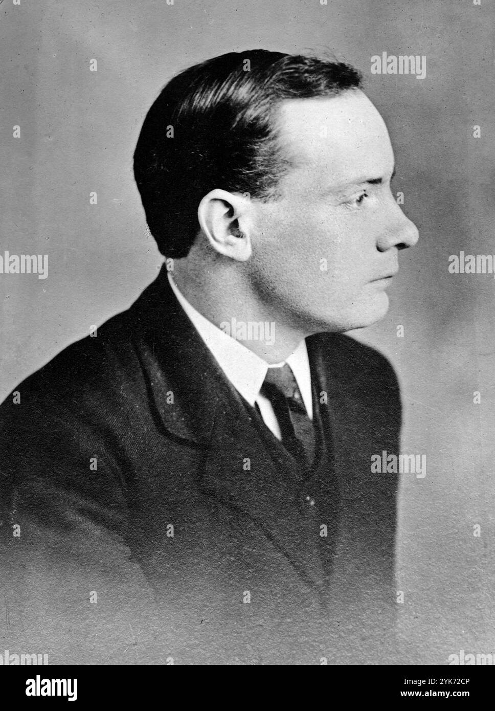 Patrick Henry Pearse (1879–1916) irischer Nationalist, republikanischer politischer Aktivist und Revolutionär, einer der Führer des Osteraufstands 1916. Stockfoto