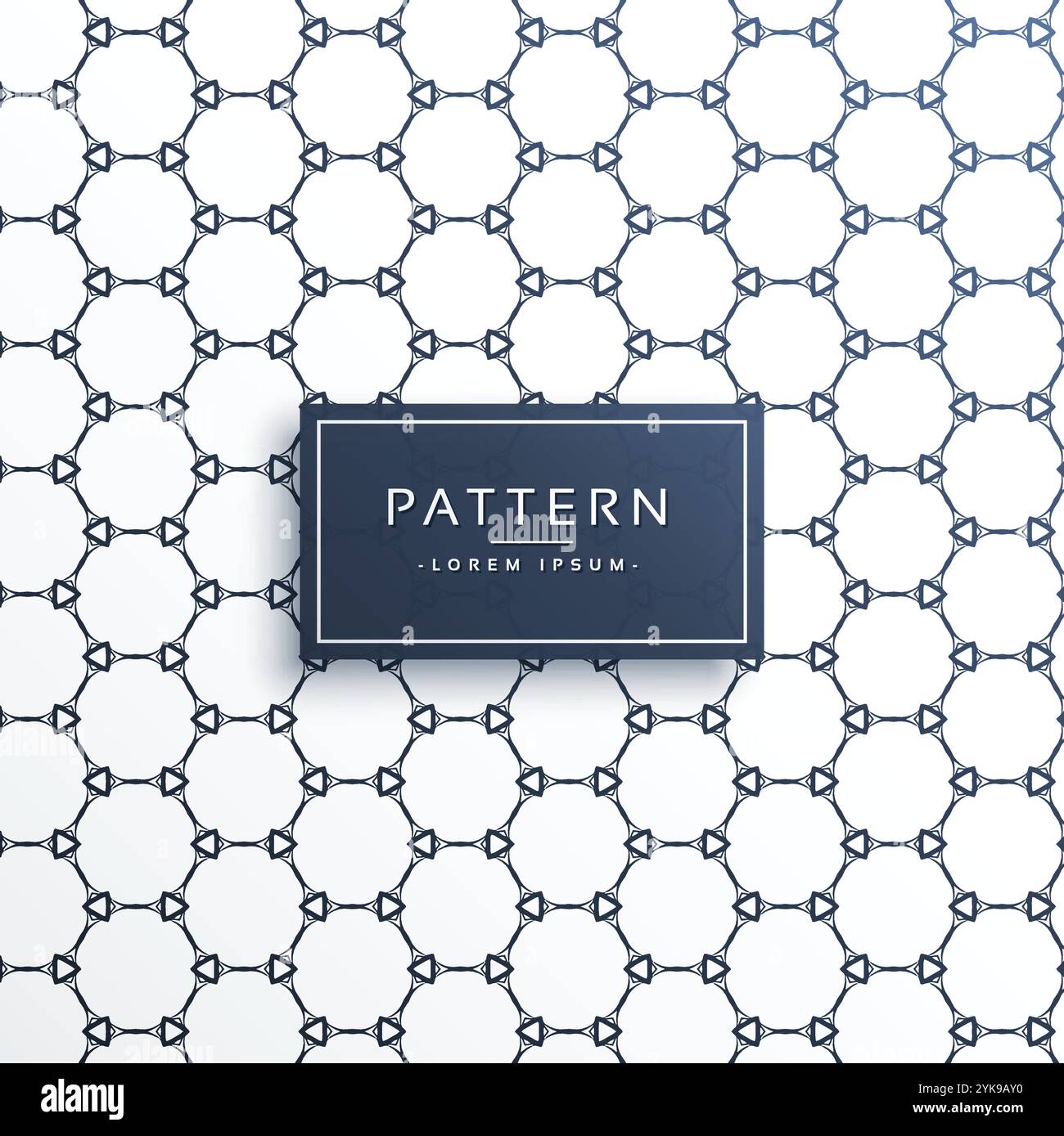 Abstrakte sauber Geometrische sechseckige Form Muster Hintergrund Stock Vektor