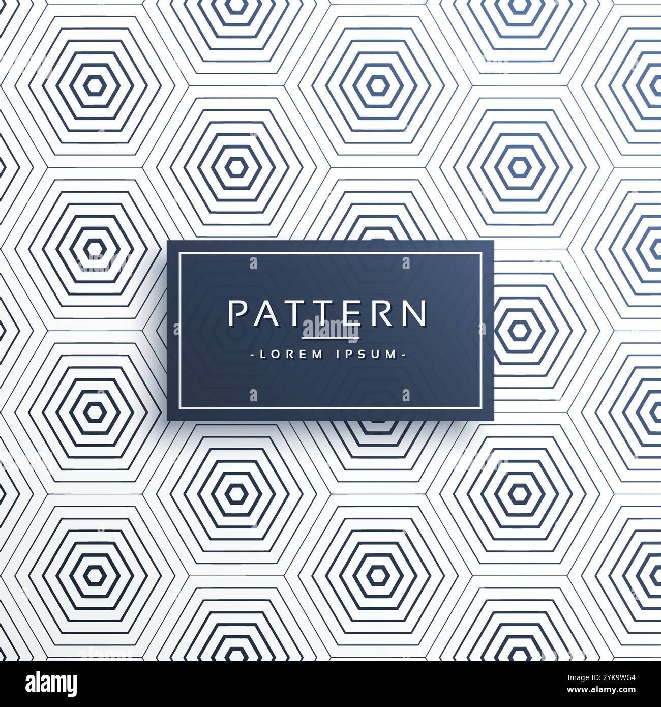 Elegante wabe oder sechseckige Muster Hintergrund Stock Vektor