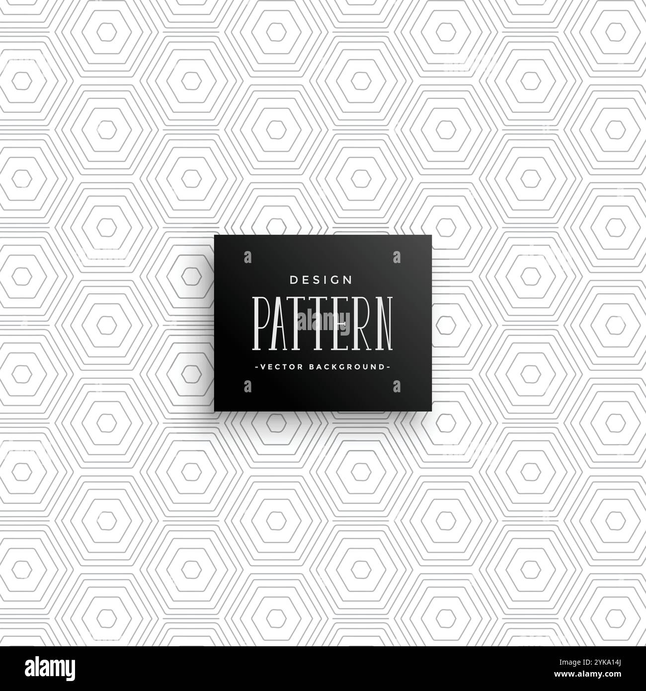 Abstrakte Wabe geometrische hexagonalen Muster Hintergrund Stock Vektor