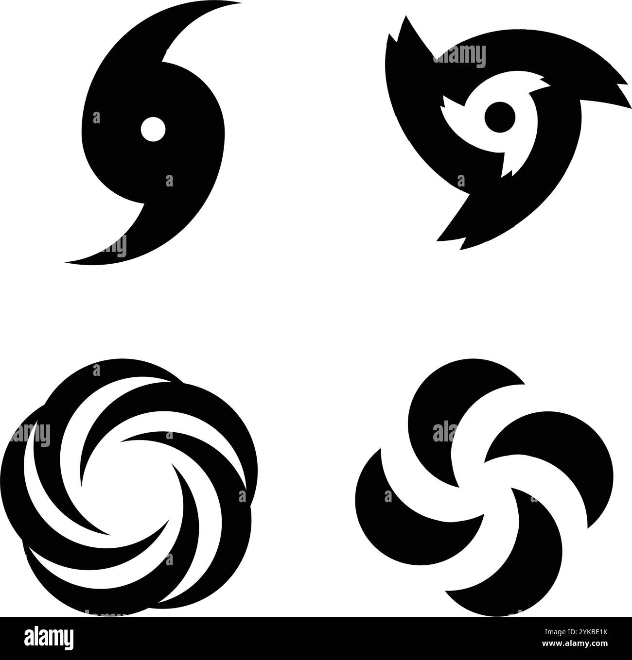 Einfaches Design mit Storm-Logo Stock Vektor