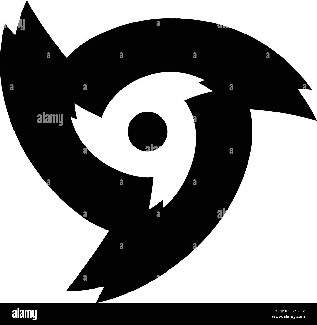 Einfaches Design mit Storm-Logo Stock Vektor