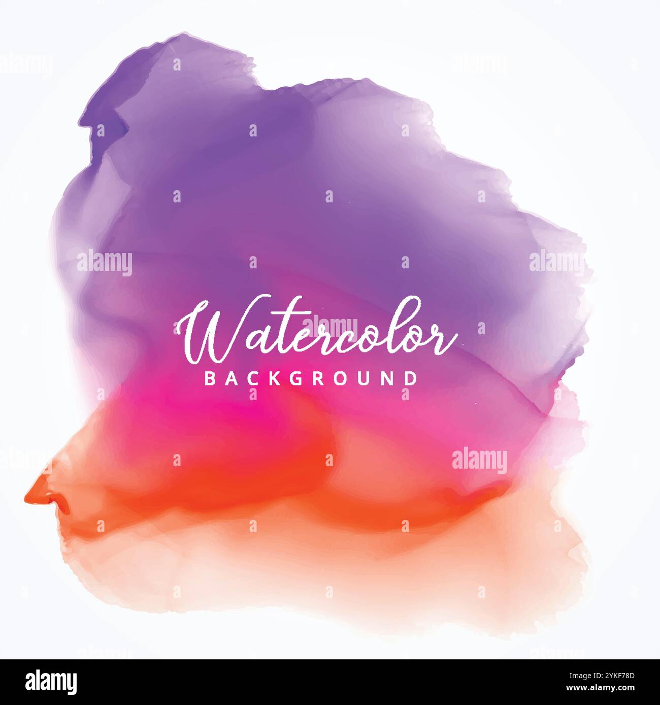 hell lila und roten Aquarell Fleck Hintergrund Stock Vektor