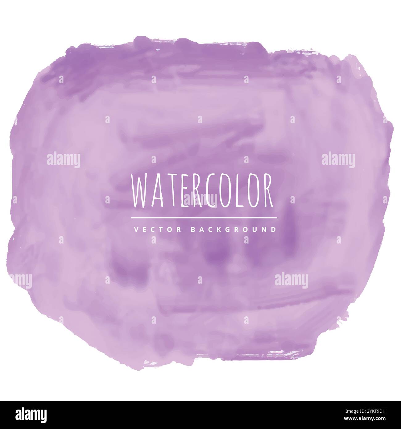 lila echtes Aquarell Textur Vektor Hintergrund Stock Vektor