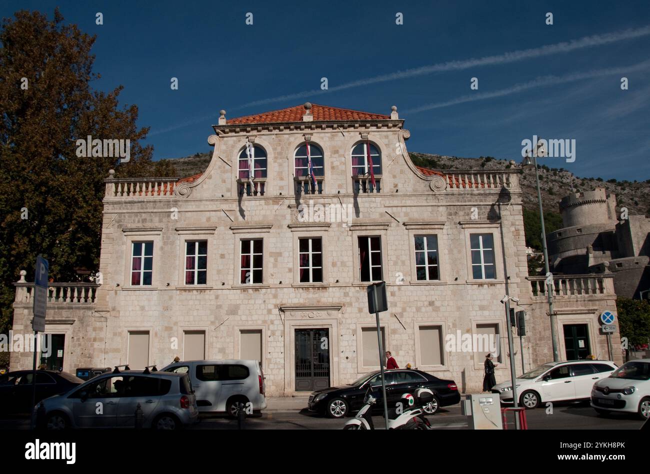 Regierungsbüros, Dubrovnik, Dalmatien, Kroatien, Europa Stockfoto