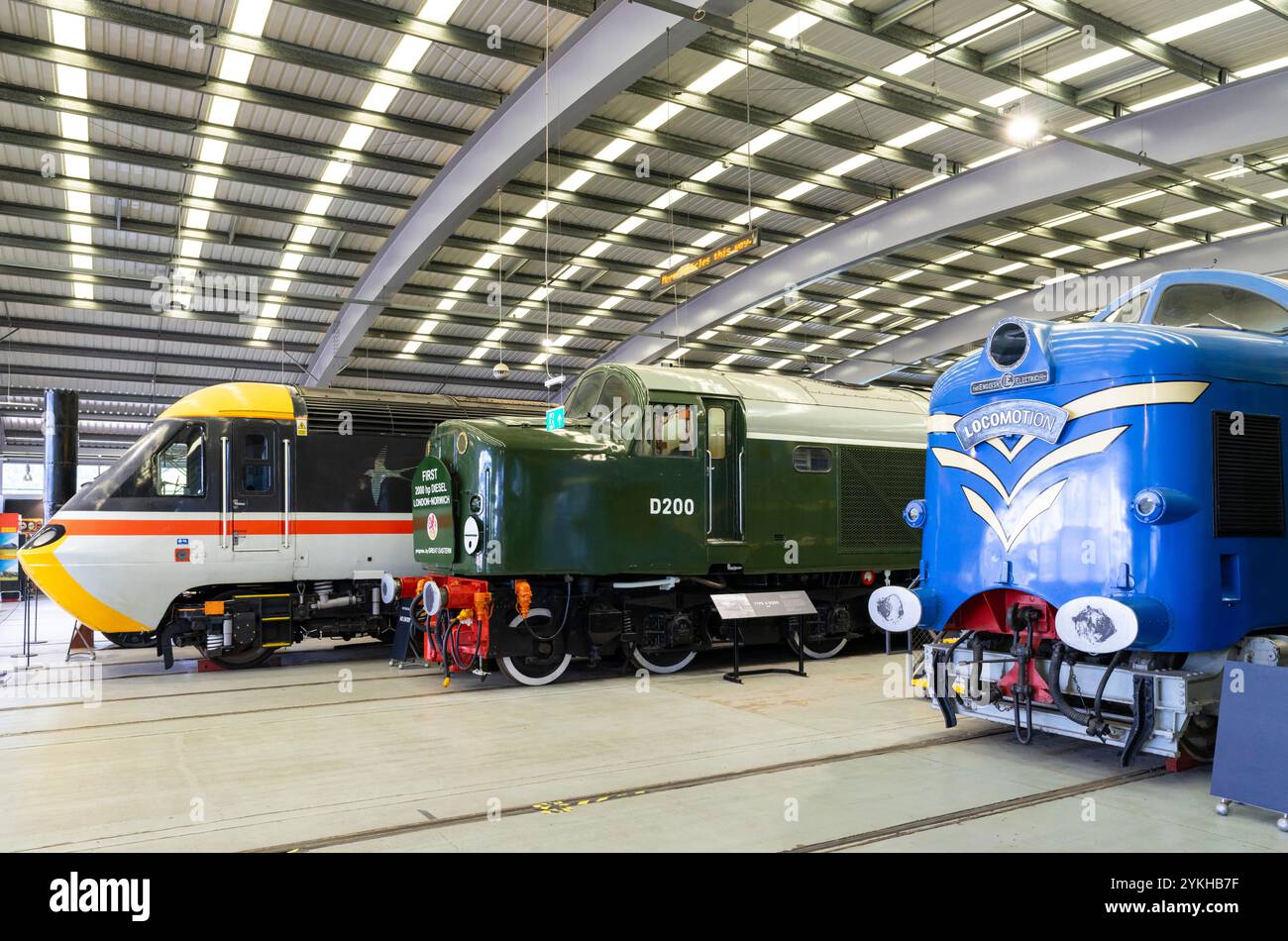 Locomotion Darlington Transportmuseum mit legendären Dieselzügen in Locomotion Shildon in der Nähe von Darlington County Durham England Großbritannien GB Europa Stockfoto