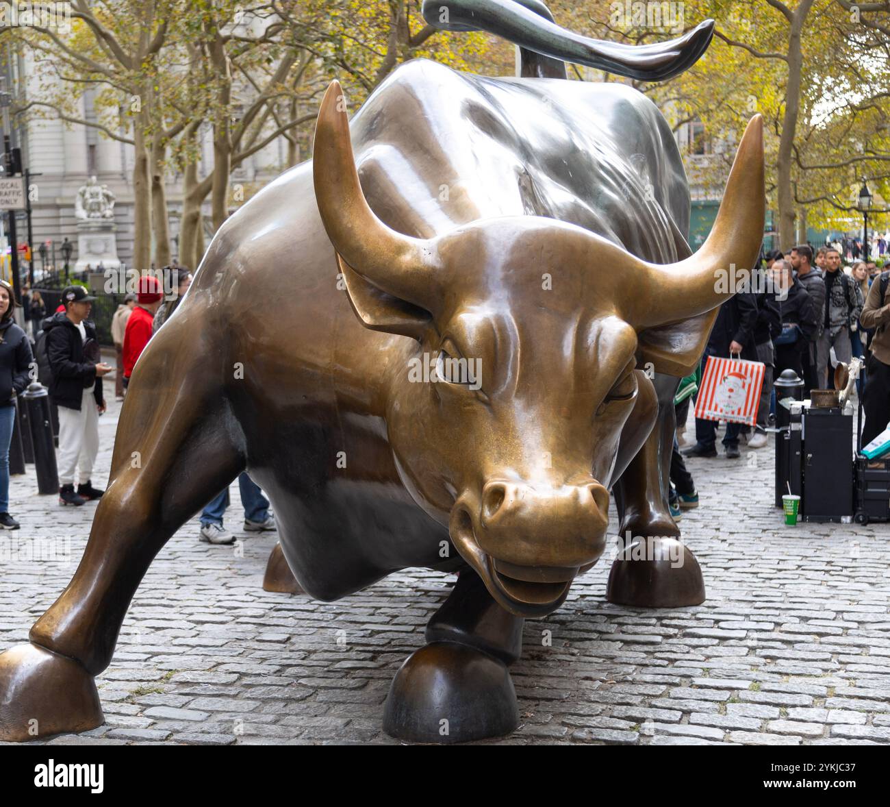 Der Stier der Wall Street in New York Stockfoto