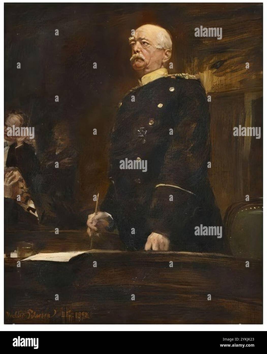 Bismarck Walter Petersen. Stockfoto