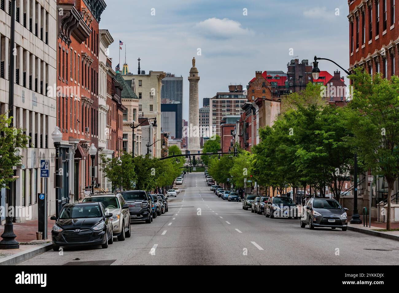 Charm City in Springtime, Baltimore Maryland USA Stockfoto