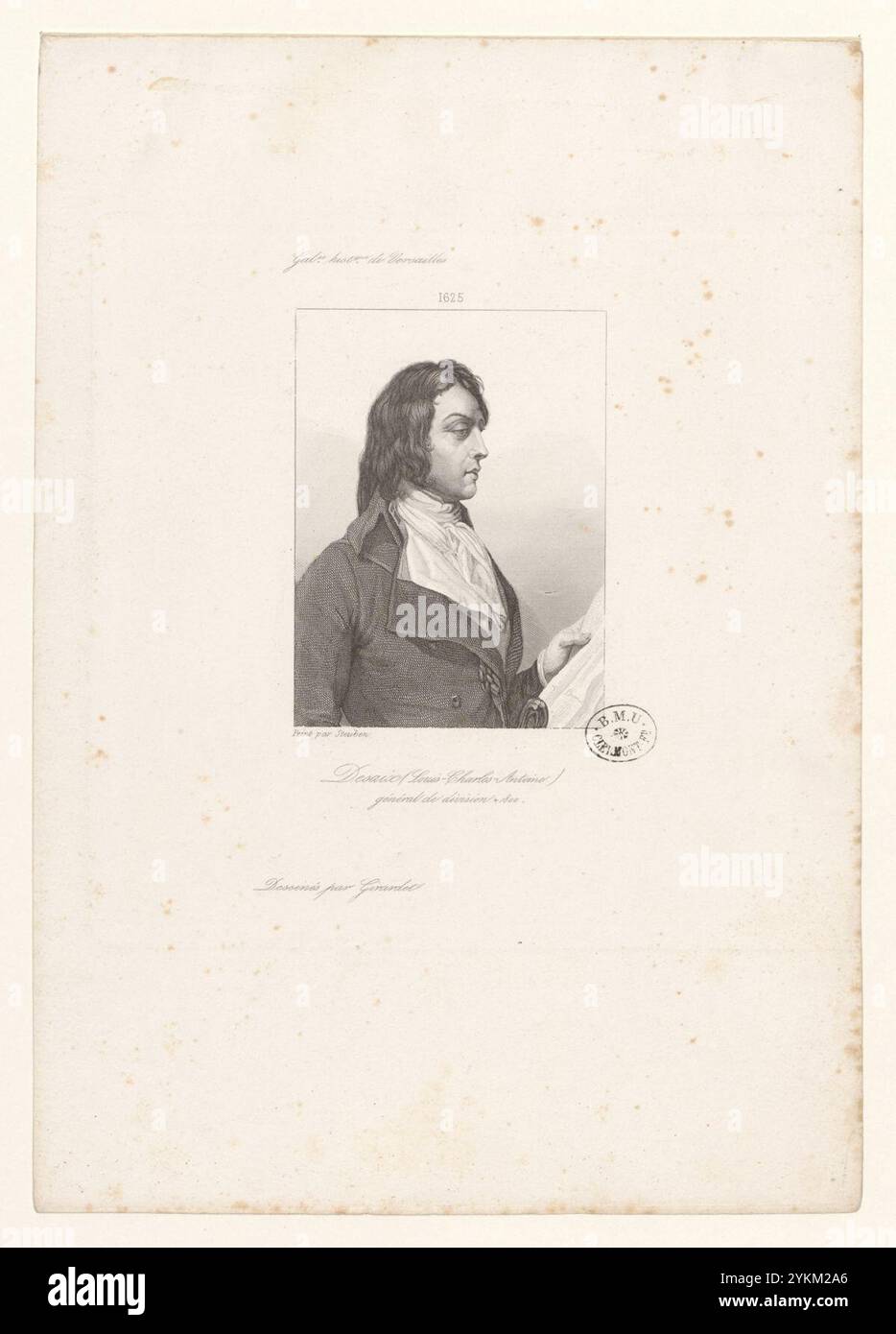 761: Desaix (Louis-Charles-Antoine) général de Division 1800. Stockfoto