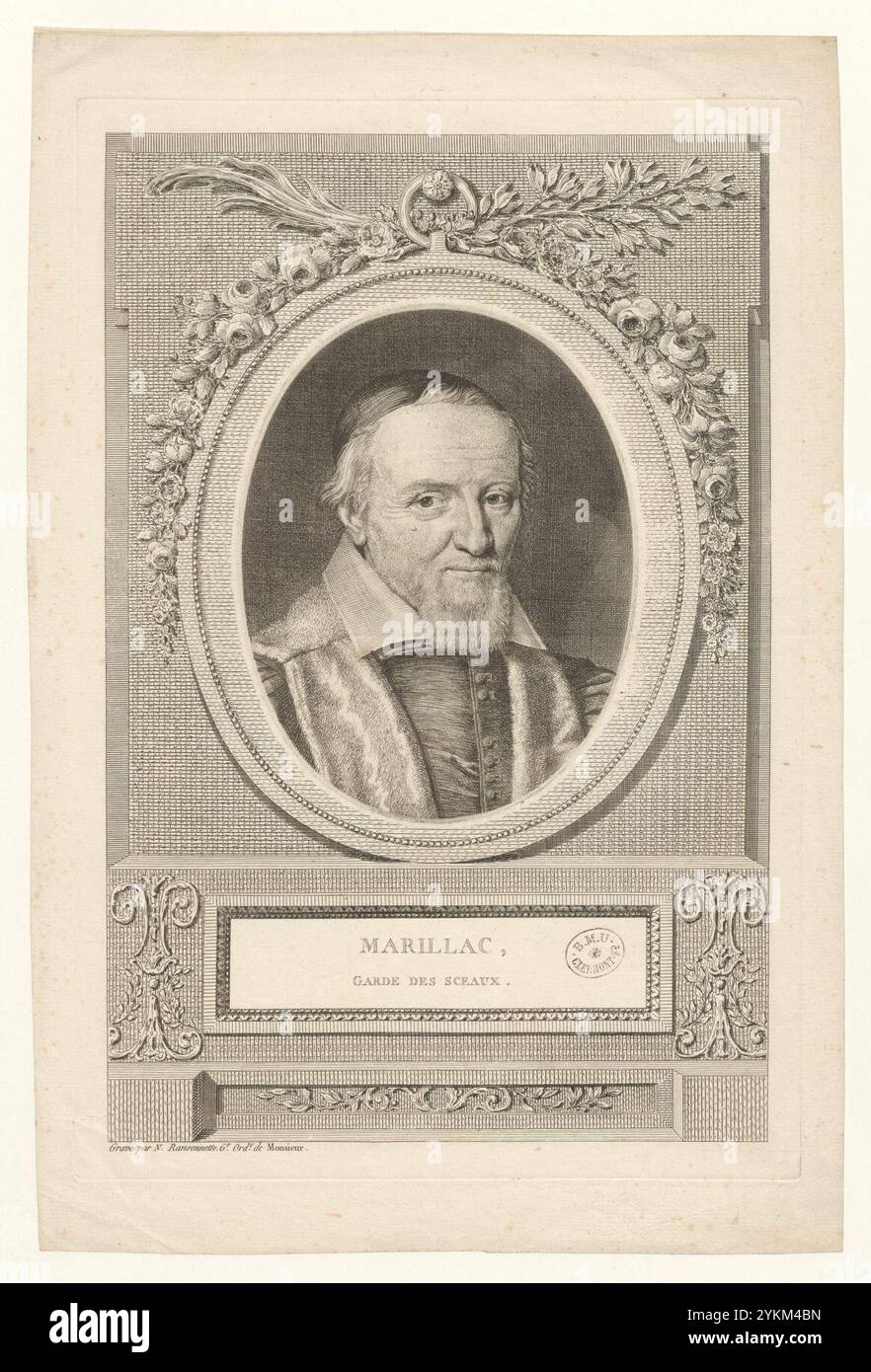1634: Marillac, Garde des Sceaux. Stockfoto