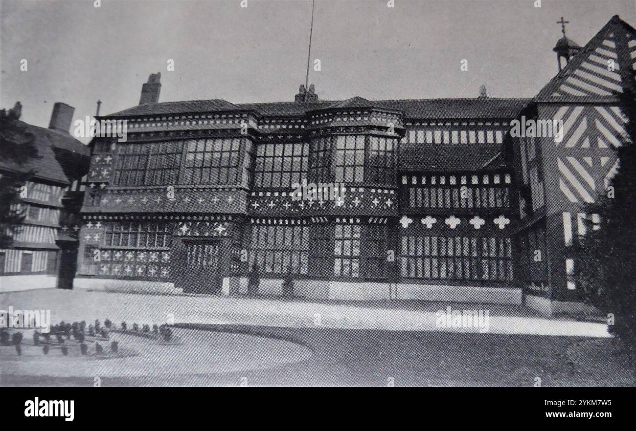 Bramall Hall, c.1895 (01). Stockfoto