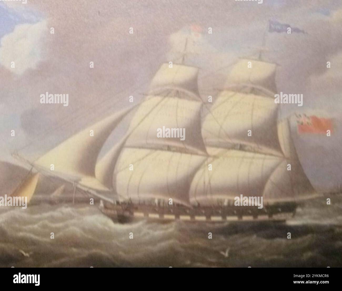 Brig Mary Scott Walters. Stockfoto