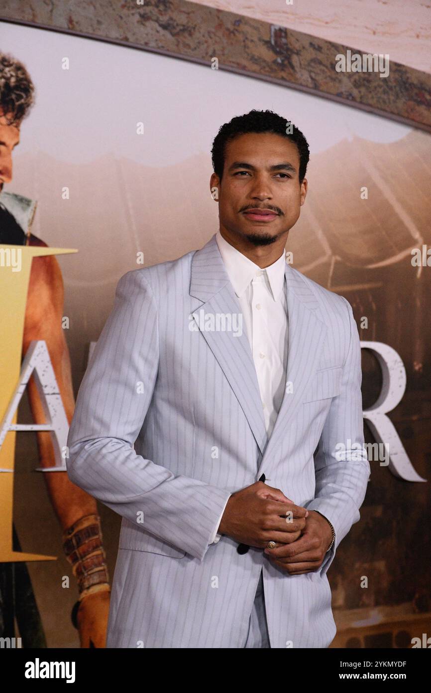 Los Angeles, Kalifornien, USA 18. November 2024 Schauspieler Greg Tarzan Davis besucht Paramount Pictures Gladiator II Los Angeles Premiere im TCL Chinese Theatre am 18. November 2024 in Los Angeles, Kalifornien, USA. Foto: Barry King/Alamy Live News Stockfoto