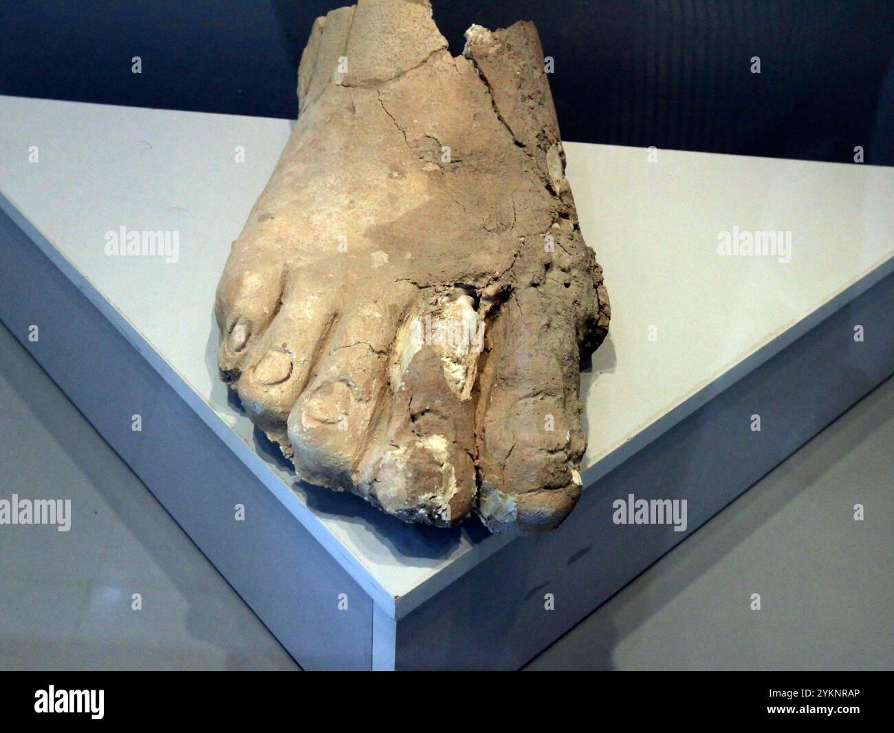 Buddhas Füße Stockfoto