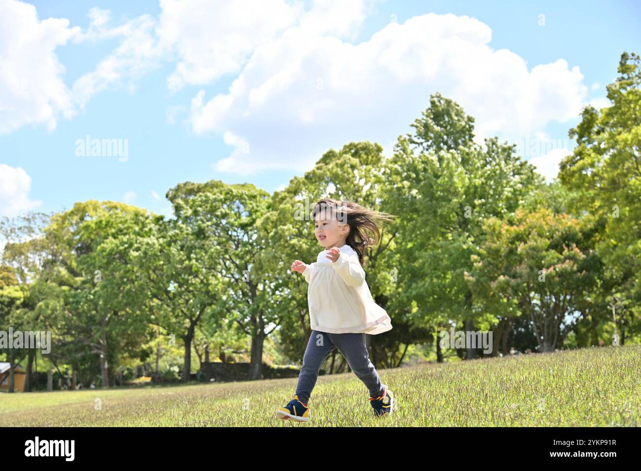 Laufenden Mädchen Stockfoto