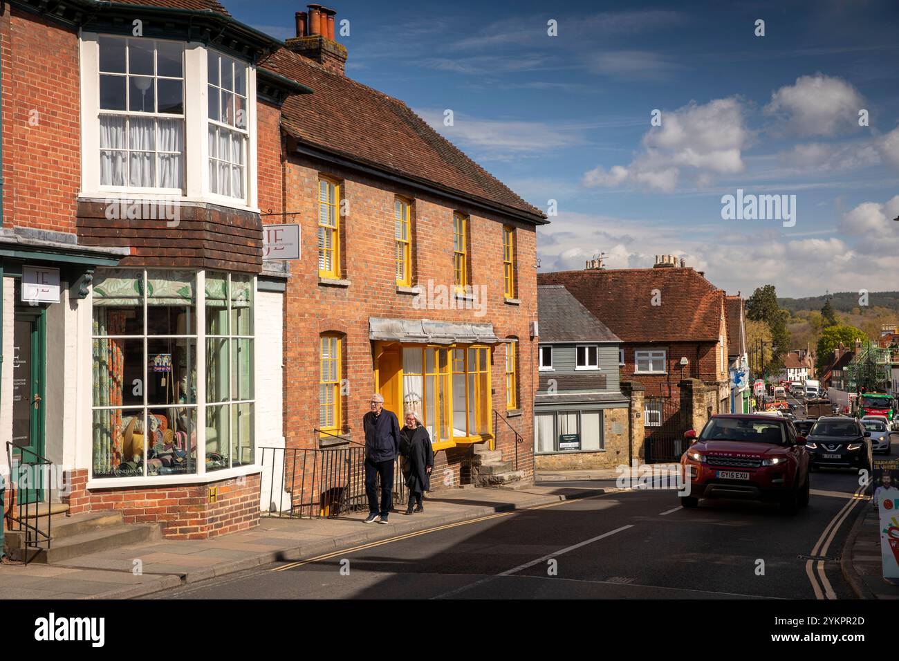 Großbritannien, England, West Sussex, Midhurst, North Street Stockfoto
