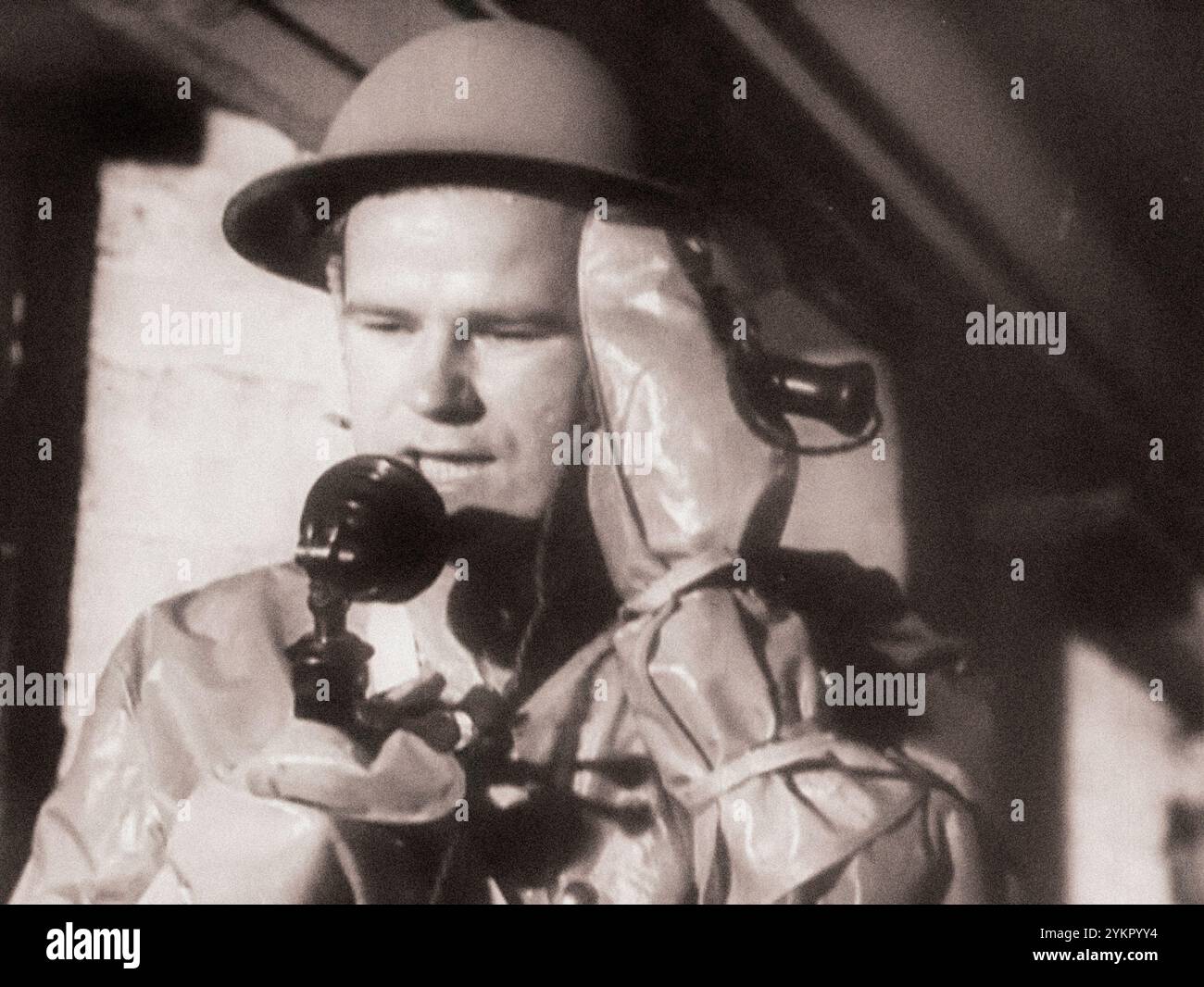 Deutsche Bombenangriffe auf London, England. 1940er Jahre Stockfoto