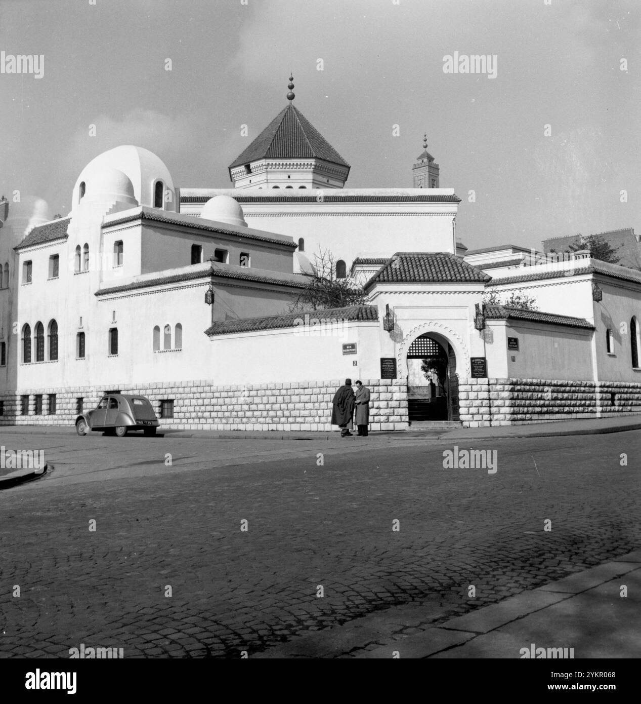 Vintage-Foto von Paris. Pariser Moschee. Frankreich. 1950er Jahre Stockfoto