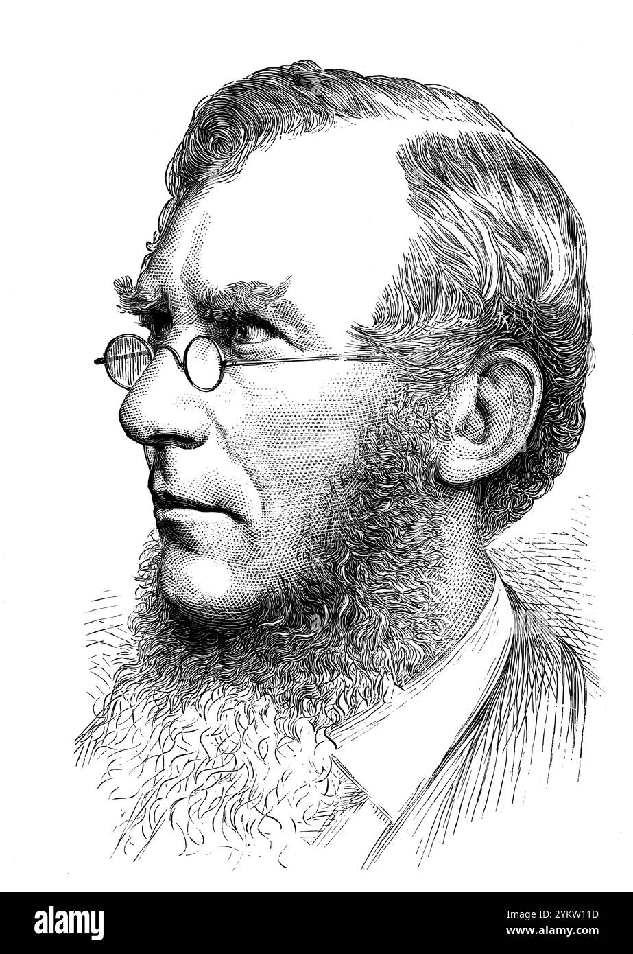 Sir Joseph Dalton Hooker, 1817–1911, britischer Botaniker und Entdecker Stockfoto