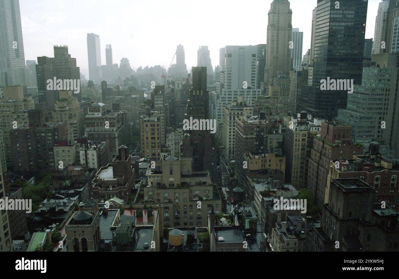 New York City, USA, ca. 1990. Blick auf das Viertel Midtown South. Stockfoto