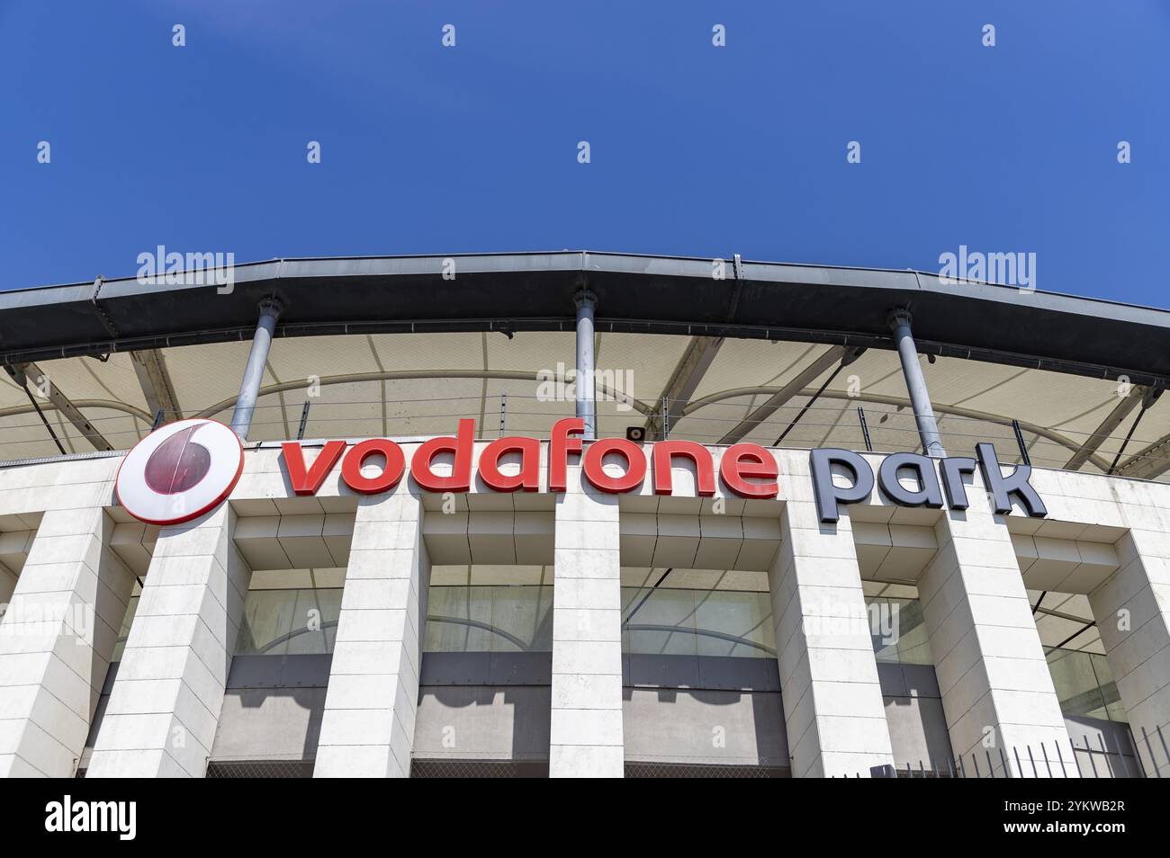 Ein Bild vom Vodafone Park, dem Stadion von Besiktas J. K Stockfoto