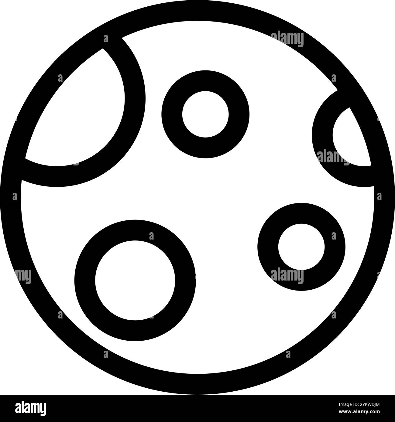 Cookie-Symbol - frisches Schokoladen-Cookie-Snack-Vektor-Symbol Stock Vektor