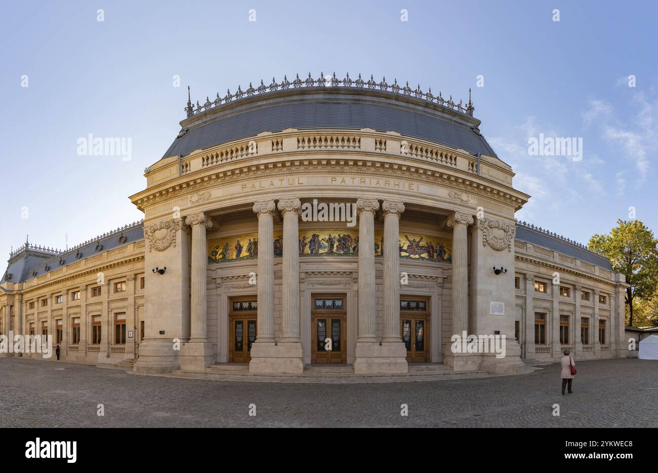 Ein Bild des Palastes des Patriarchats, Teil der Patriarchalkirche der Heiligen Konstantin und Helena Komplex Stockfoto