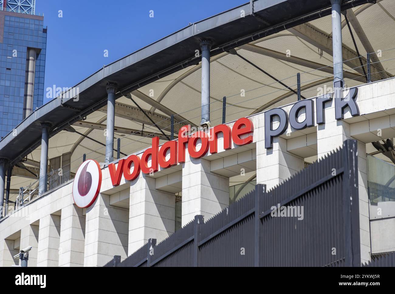 Ein Bild vom Vodafone Park, dem Stadion von Besiktas J. K Stockfoto