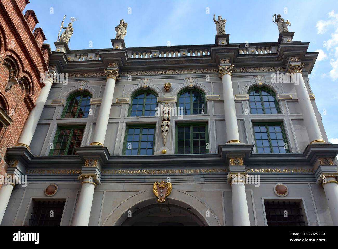 Goldenes Tor, Brama Złota, Langgasser Tor, Danzig, Historisches Denkmal von Polen, Europa, Stockfoto