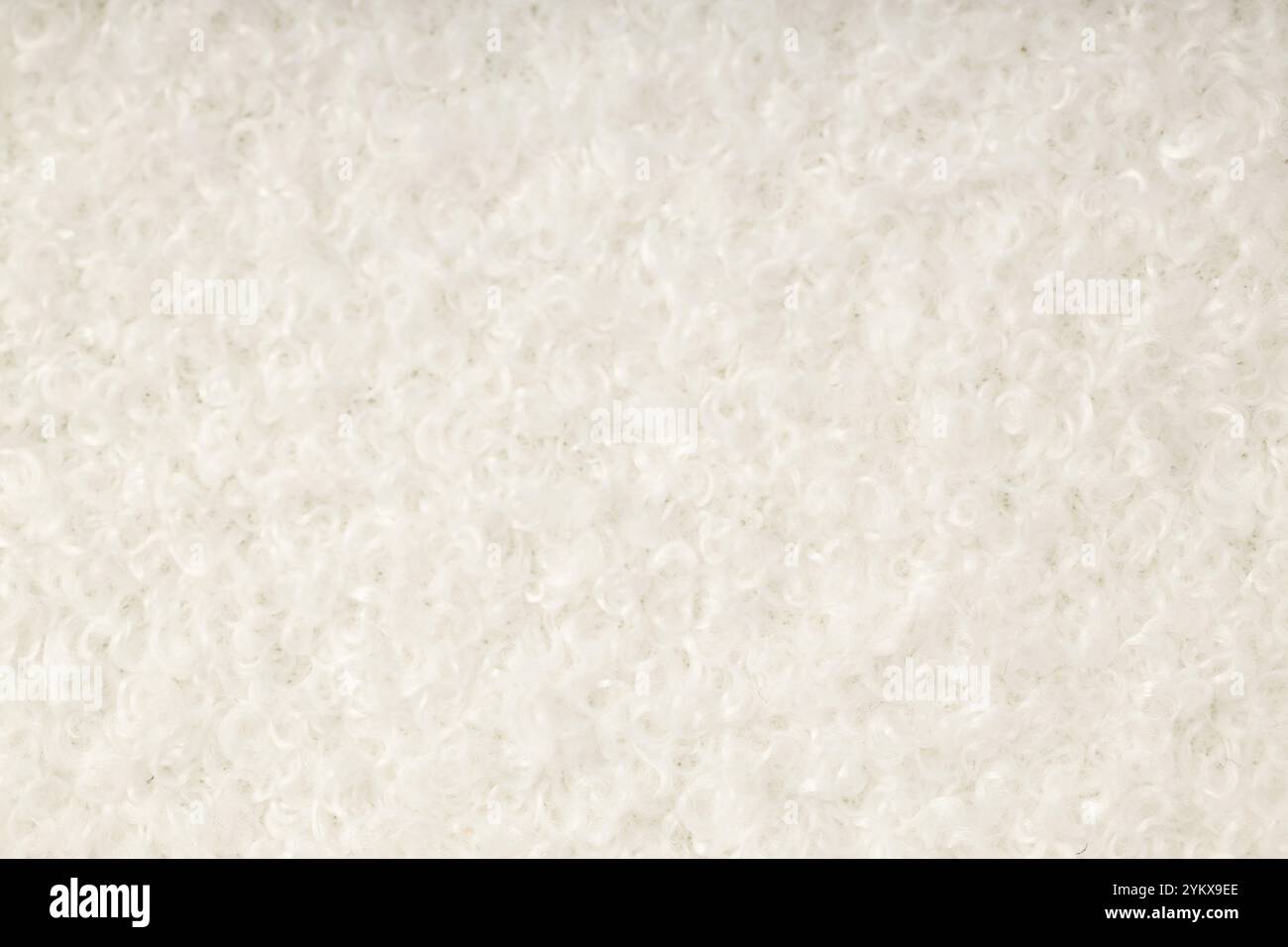 Weiche Wolllocken Mit Makroaufnahme Stockfoto