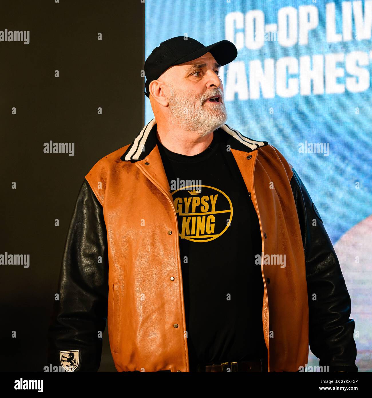 LONDON, VEREINIGTES KÖNIGREICH. November 24. John Fury während des Misfits Boxing präsentierte die Fury vs Till Launch Press Conference in Leonardo London City am Dienstag, den 19. November 2024 in LONDON. Quelle: Taka G Wu/Alamy Live News Stockfoto