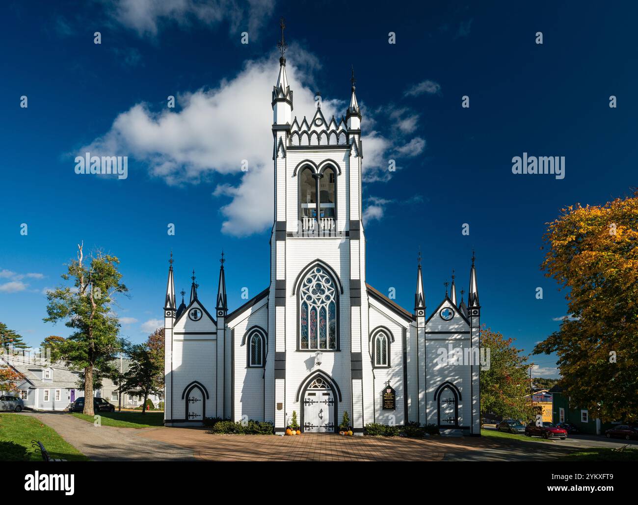 Anglikanische Kirche des Heiligen Johannes   Lunenburg, Nova Scotia, CAN Stockfoto