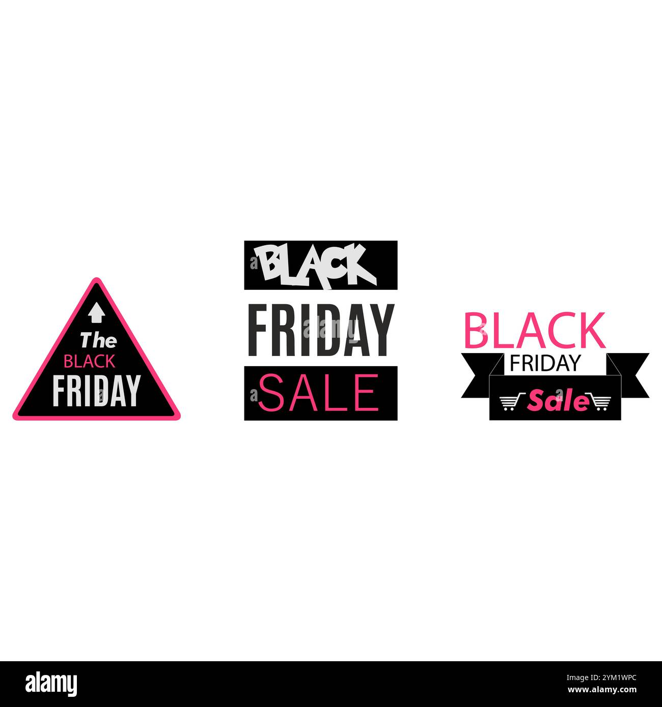 Black friday Sale Banner Layout Vektor Illustration Stock Vektor