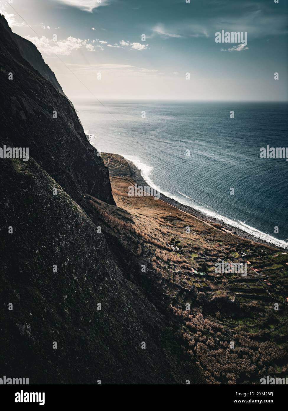 Fajá da Quebrada Nova - Smartphone-aufgenommenes Stockfoto