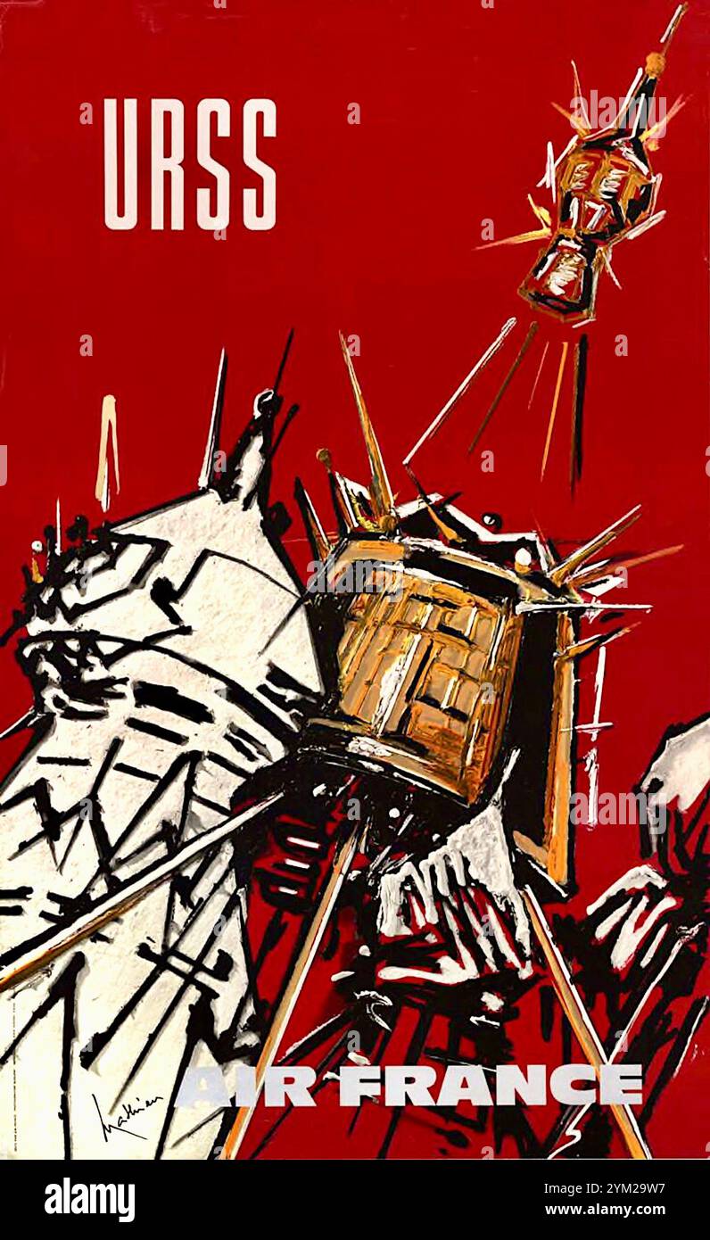 Georges Mathieu - Air France UdSSR - 1967 Stockfoto