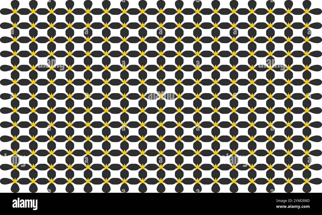 Abstrakter Hintergrund mit geometrischen nahtlosen Mustern mit komplizierten Formen und leuchtenden Farben für ein visuell fesselndes Design Stock Vektor