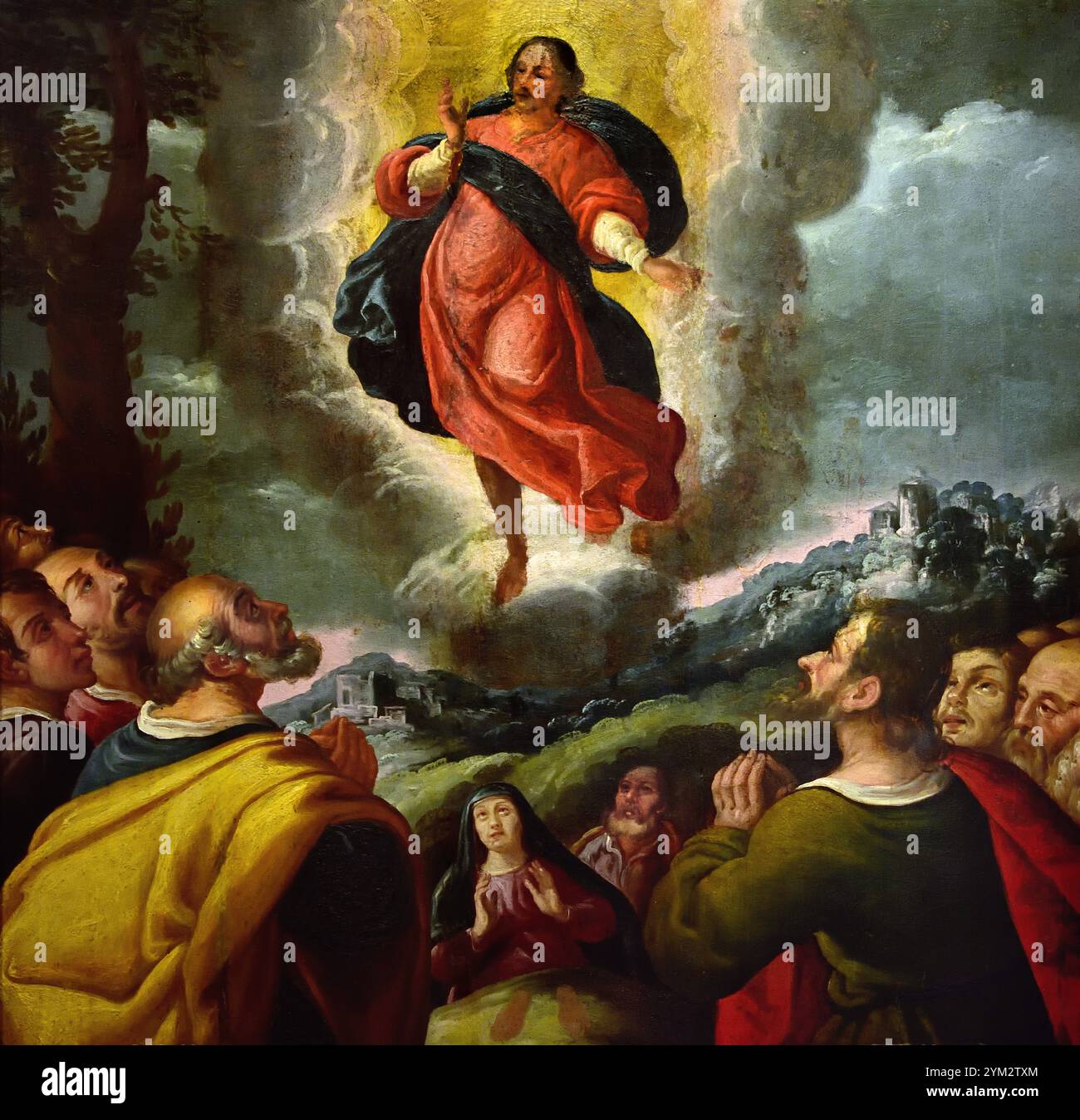 Himmelfahrt Jesu von Antoni Rovira (1599-1634) und Pau Torrent 16.-17. Jahrhundert, Girona Fine Art Museum, Spanien, Spanisch, ( Himmelfahrt, in christlichem Glauben, der Aufstieg Jesu in den Himmel, 40 Tage danach, die Auferstehung, Anbetung,) Stockfoto