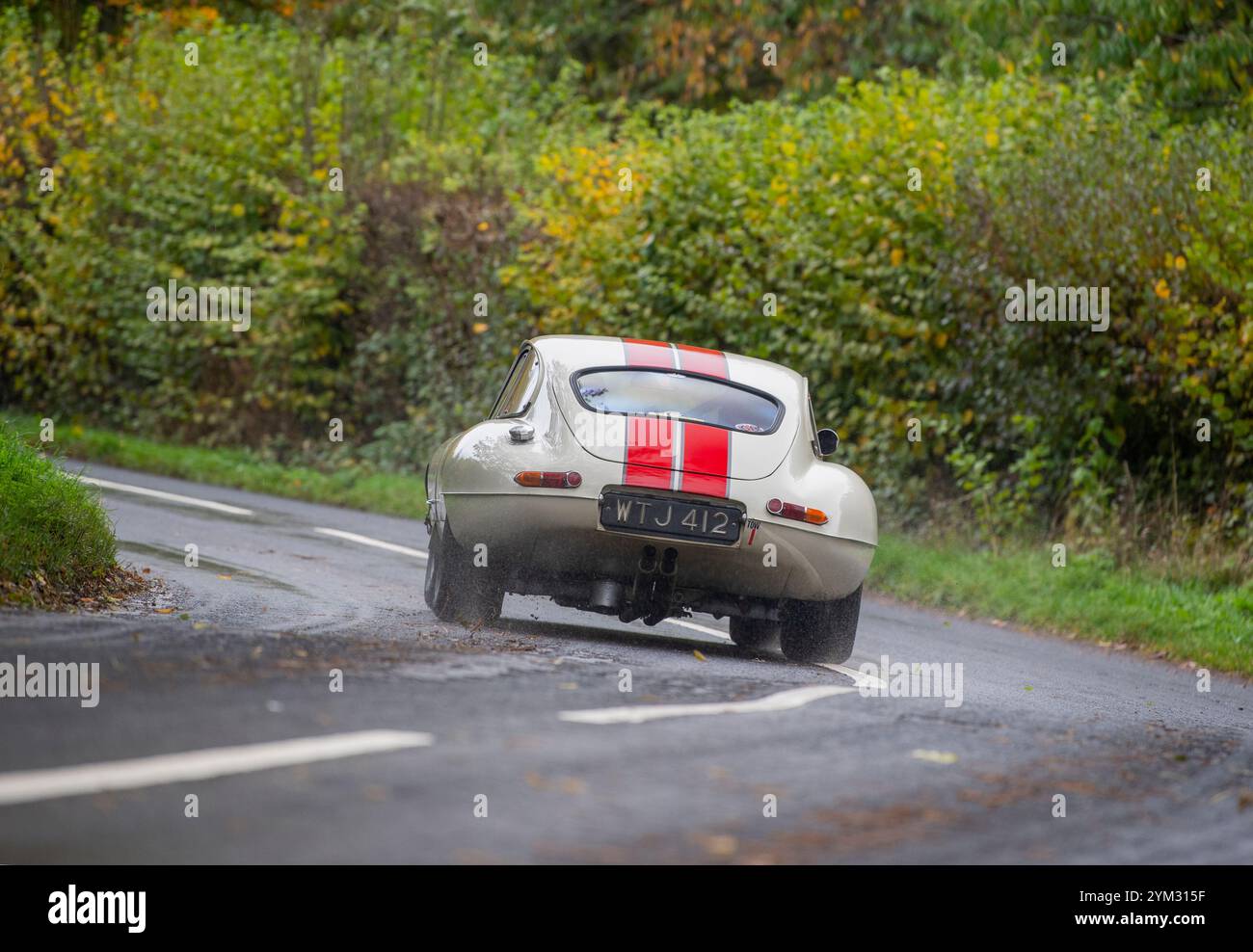 Baureihe 2 1969 Jaguar E-Type für Rennsport modifiziert Stockfoto