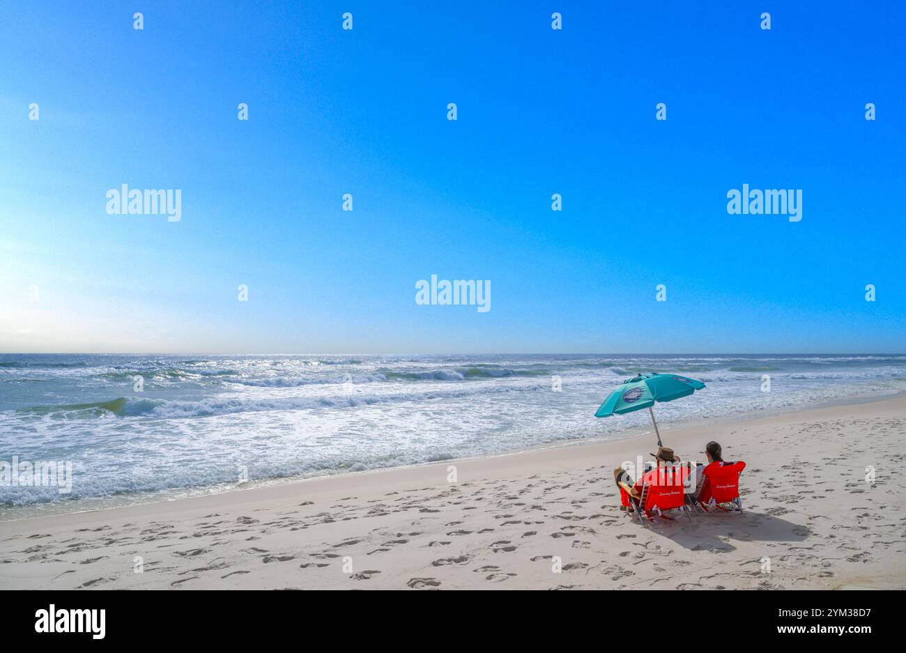Strand im Henderson Beach State Park, Destin, Florida, USA Stockfoto