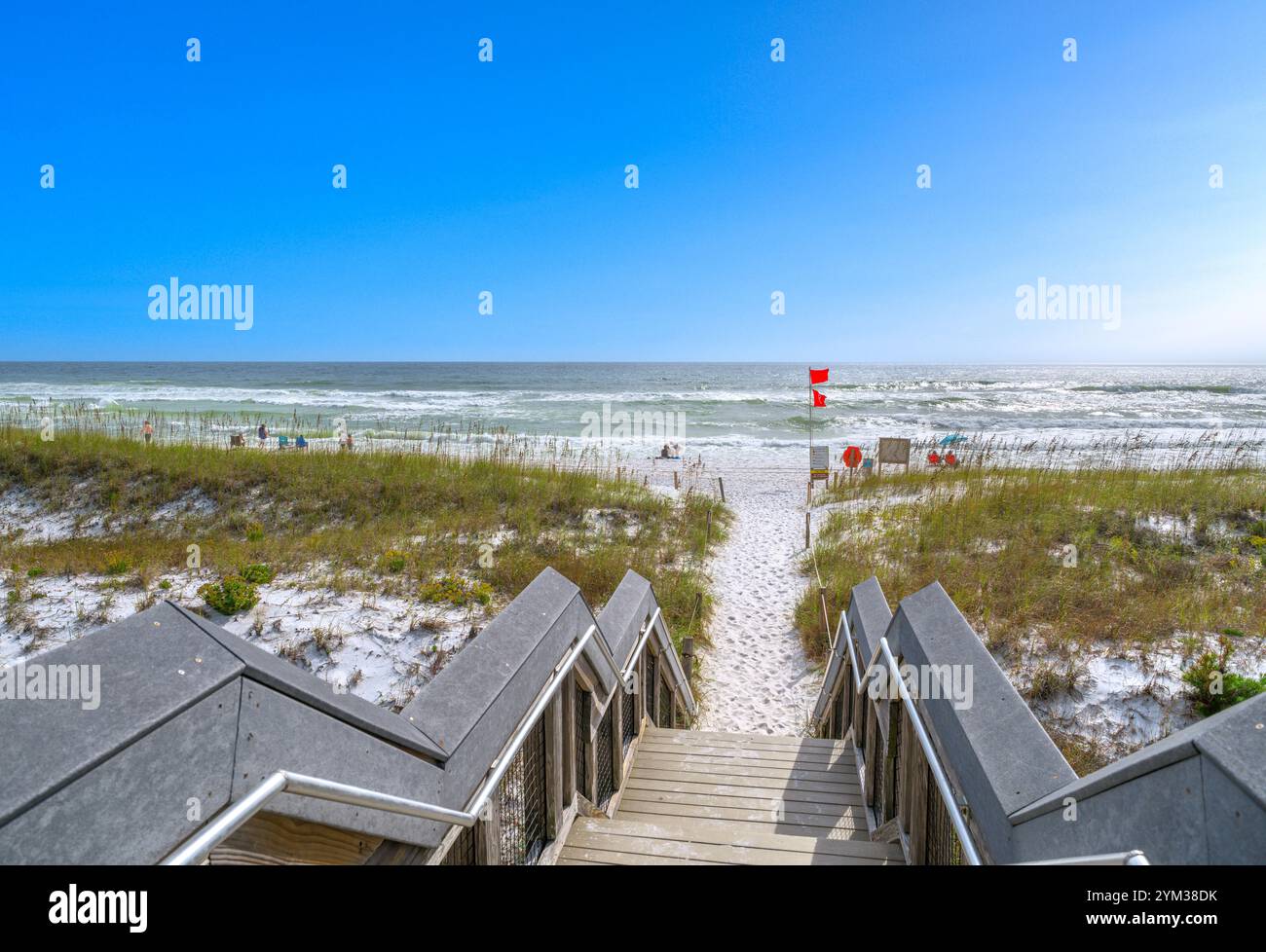 Strand im Henderson Beach State Park, Destin, Florida, USA Stockfoto