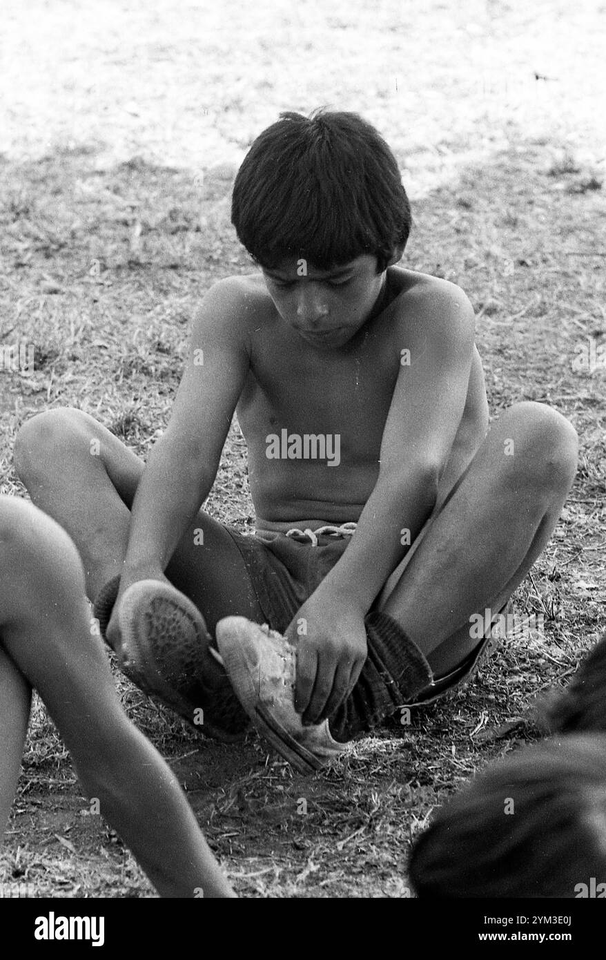 Diego Armando Maradona „Los Cebollitas“ Stockfoto