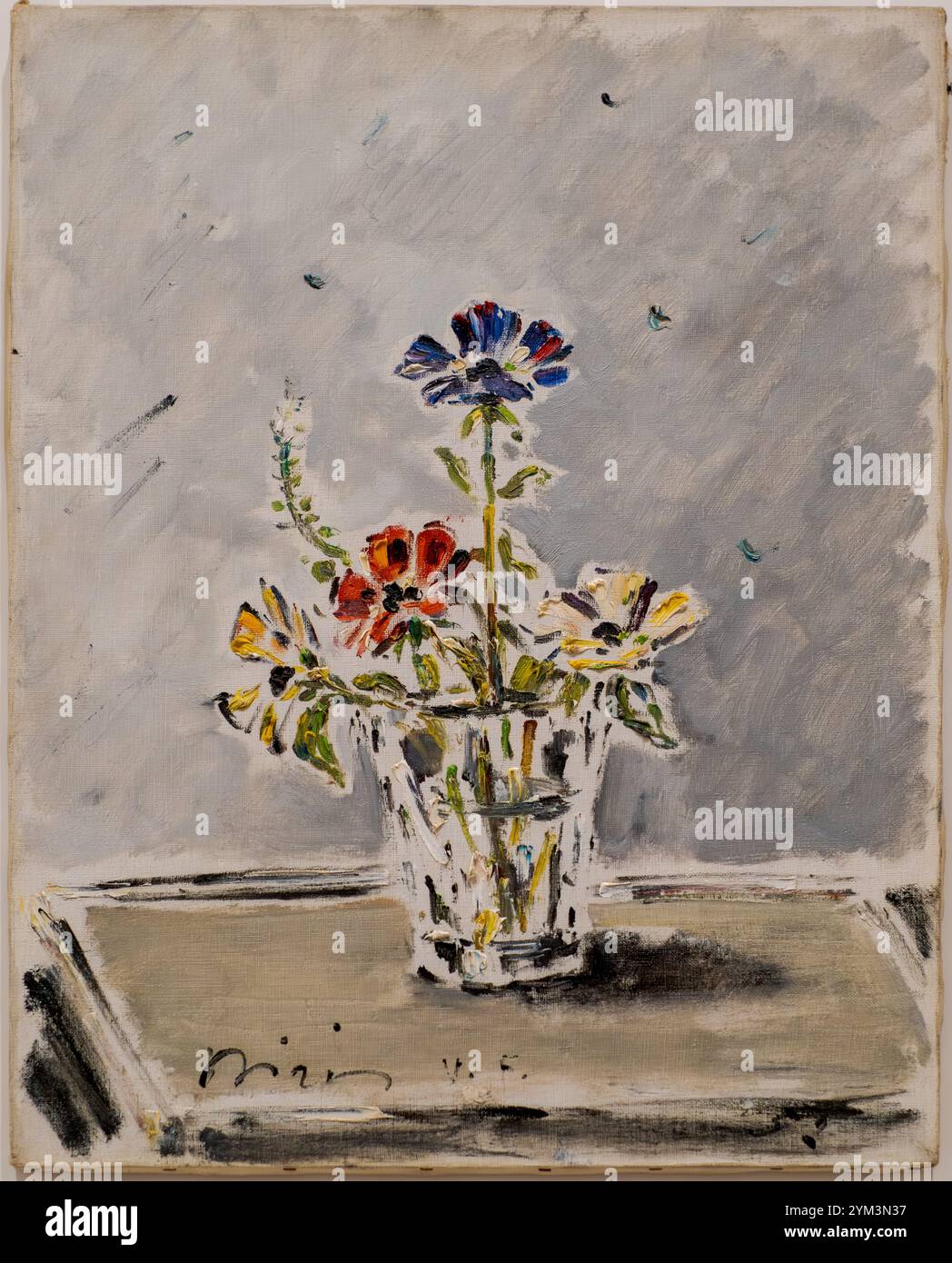 Filippo de Pisis, Blumenvase, 1952, Öl auf Leinwand, Venedig, Italien Stockfoto